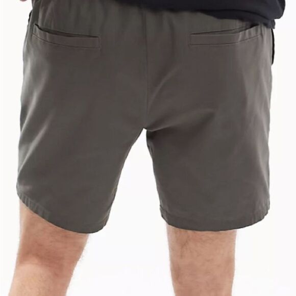 Asos skinny chino shorts with elastic waist in khaki (green)S‎ NWT IN PACKAGING - Picture 4 of 10